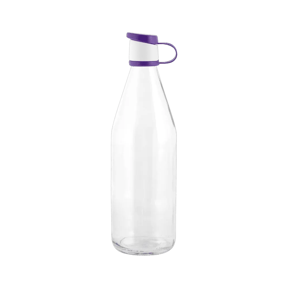 Transparent-1L-Glass-Bottle-with-Purple-Lid