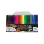 Unique 24 Shades Coloring Fibre Tip Pen Markers
