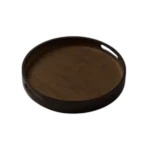 Wooden 40cm Deep Brown Tray