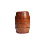 Wooden 6x11cm Dark Brown Cup