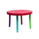 3m Plast Plain Fuchsia Round Kids Table