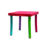 3M Plast Plain Large Fuchsia Squared Kids Table