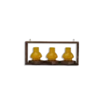 Décor 3 Pcs Glass Lantern Set