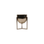 Décor Golden Medium Vase Stand with Tripartite Base