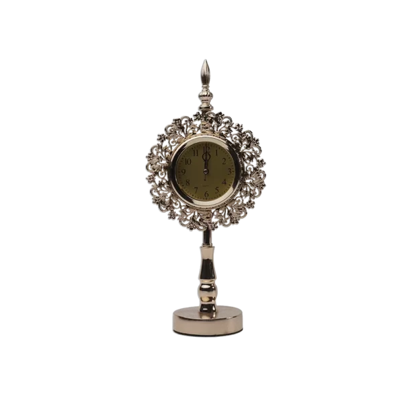 Décor Golden Small Clock Stand