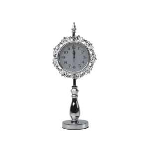 Décor Silver Large Clock Stand