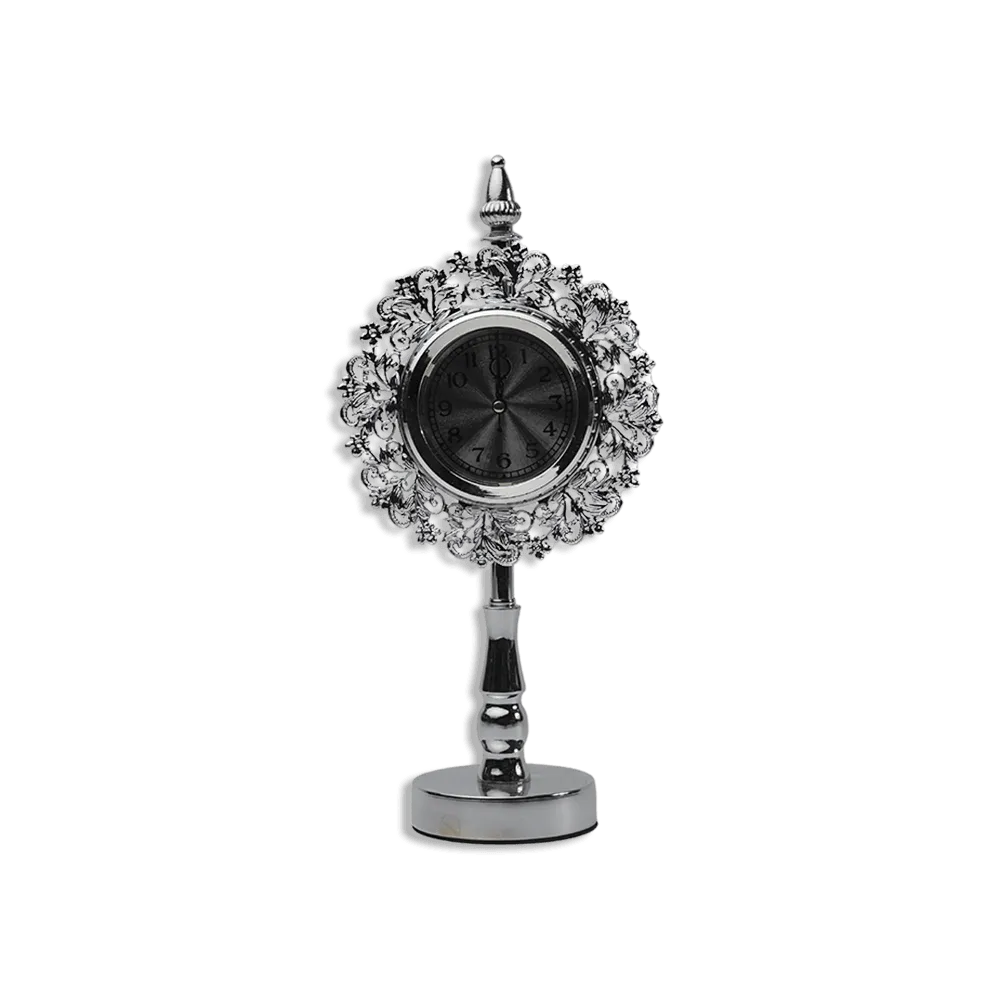 Décor-Silver-Small-Clock-Stand