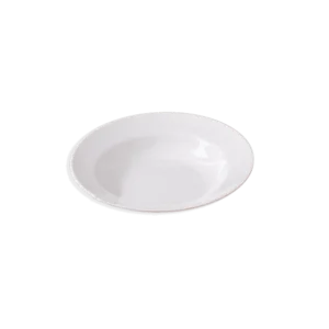 Momaz White Thick 20cm Deep Melamine Plate