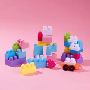 Play & Learn 130Pcs Blue Building Blocks1