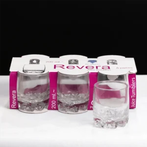 Revera 200ml Glass Cups Per Set 6Pcs Set1