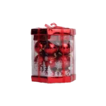 Christmas 28Pcs Box of Mixed Red Balls