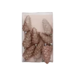 Christmas 9Pcs Box of Golden Pink Pines