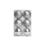 Christmas Box of Mixed Silver balls