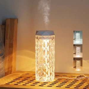 Crystal 1000ml USB Humidfier with 3 Lights1