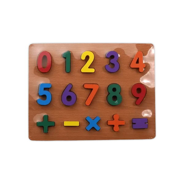 English Numbers &symbols Educational Wooden Board