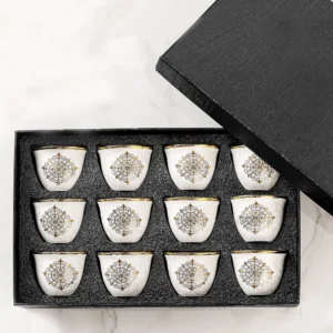 Momaz 12Pcs Mandela Design Coffee Cups Set1