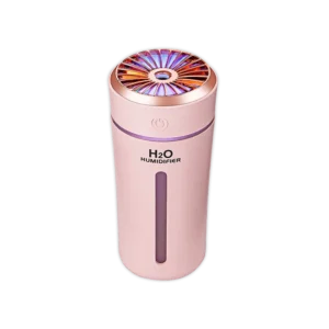 Pink 270ml USB Humidifier with Lights