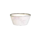 Porcelain 13.5cm White & Pink Soup Bowl