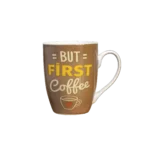 Porcelain 350ml Brown Coffee Mug