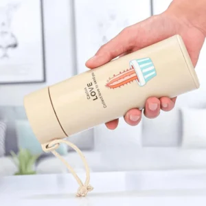 Portable Glass 450ml Beige Water Bottle1