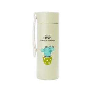 Portable Glass 450ml Green Water Bottle