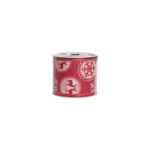 Red Christmas Burlap Ribbon