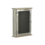 Wooden Flowers Deign Key Holder Box