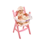 Baby Doll with Pink Seat Set