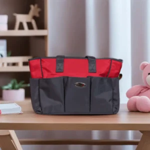 Babylove Grey & Red Kids Bag1