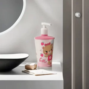 Bathroom Pink Soap Dispenser1