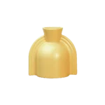 Modern Fluted 16cm Ceramic Vase