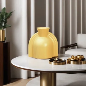 Modern Fluted 16cm Ceramic Vase1