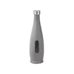 Momaz Glass Granite Grey Bottle with Stainless Lid