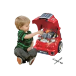 Motor Red Car Engine Workshop