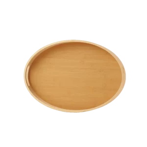 Wooden 36cm Oval Bamboo Tray