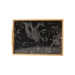 Wooden 41cm Marble Bamboo Tray