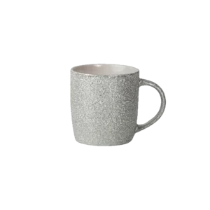 Glittery Silver Mug