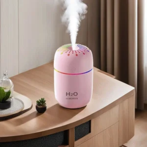 H2O Pink 300ml USB Humidifier1