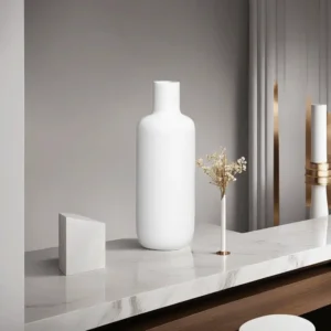 Porcelain 19cm Tall Cylindrical Vase1