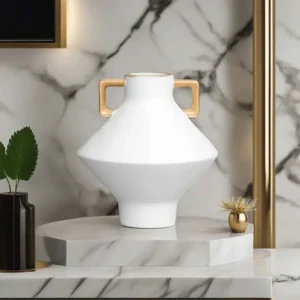 Porcelain 21cm Inverted Trapezoid Vase1