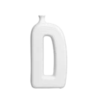 Porcelain 30cm Letter D Vase