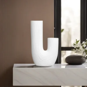 Porcelain 35cm Letter J Vase1