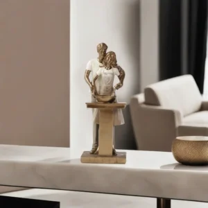 Resin 10x25cm Couple Figurine Decor1