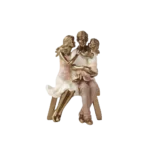 Resin 11.5x18.5cm Family Figurine Decor
