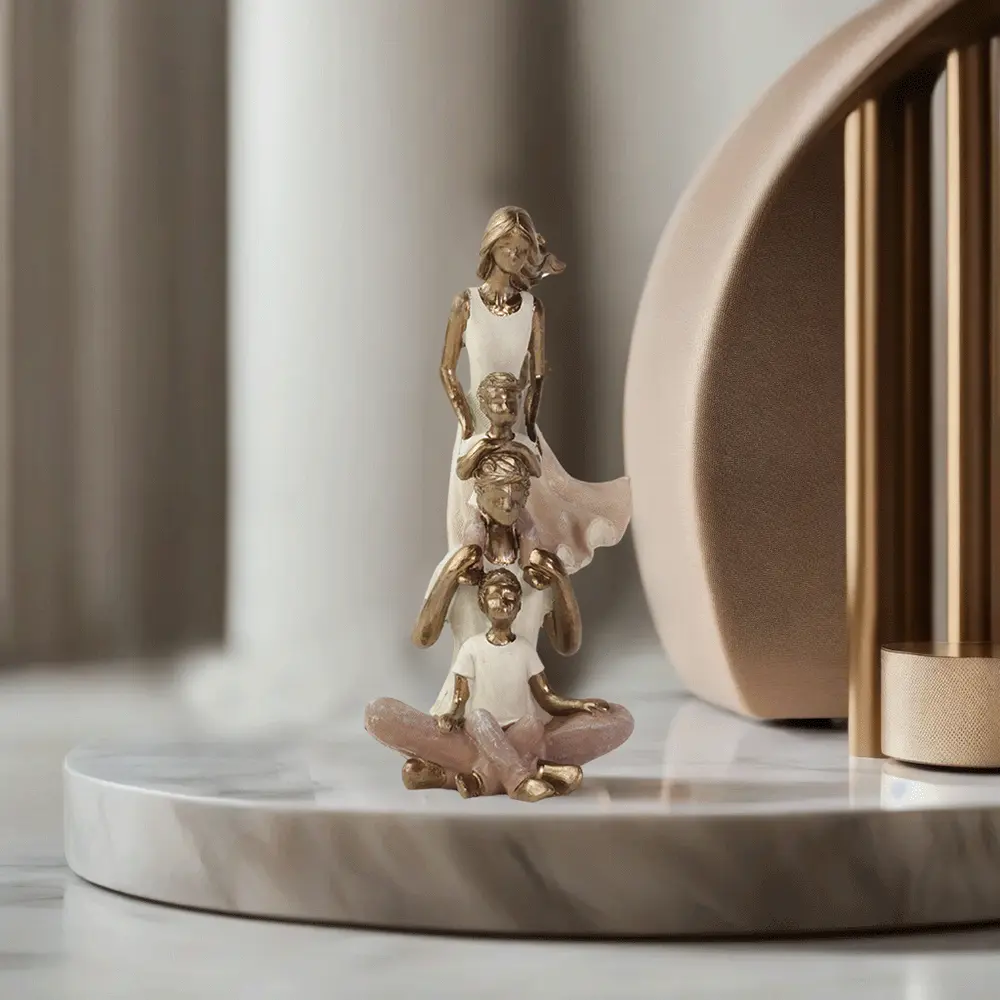 Resin-11.5x22cm-Family-Figurine-Decor1