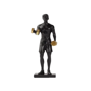 Resin 11x26cm Sportsman Figurine Decor