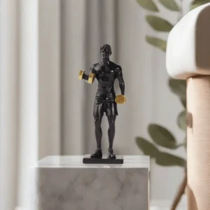 Resin 11x26cm Sportsman Figurine Decor1