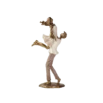 Resin 15.5x30cm Couple Figurine Decor