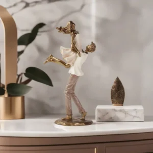 Resin 15.5x30cm Couple Figurine Decor1