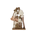 Resin 17x25cm Family Figurine Decor